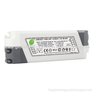 1-10V 24W LED Power Supply, 3 to 80V DC Output Voltage